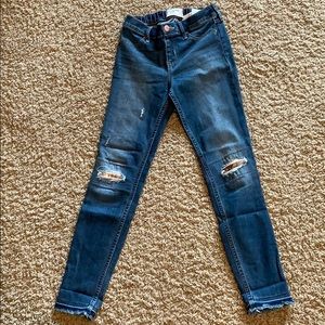 Abercrombie Kids pull on Jean leggings 11/12 slim
